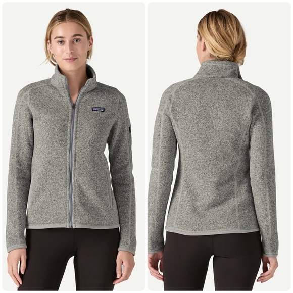 Patagonia Jackets & Blazers - Patagonia Better Sweater Fleece Jacket Burch White Grey Size Small